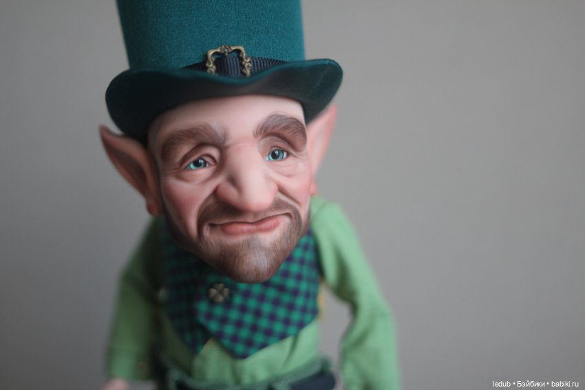 Мистер Грин — Авторские шарнирные куклы своими руками: лепка