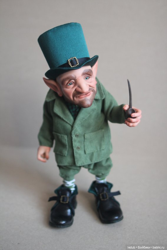 Мистер Грин — Авторские шарнирные куклы своими руками: лепка