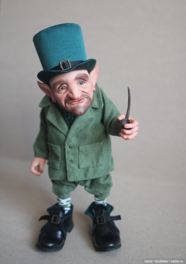 Мистер Грин — Авторские шарнирные куклы своими руками: лепка