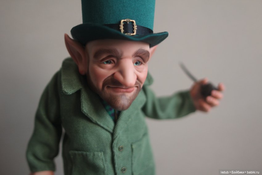 Мистер Грин — Авторские шарнирные куклы своими руками: лепка