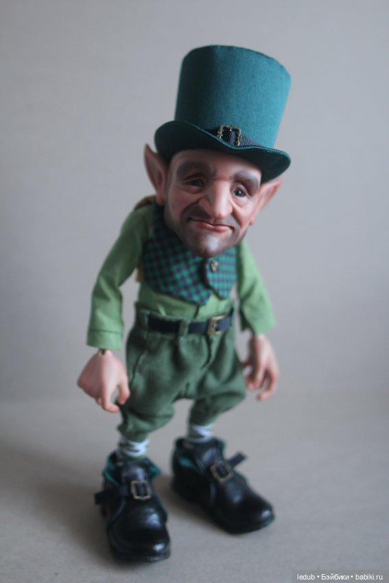 Мистер Грин — Авторские шарнирные куклы своими руками: лепка