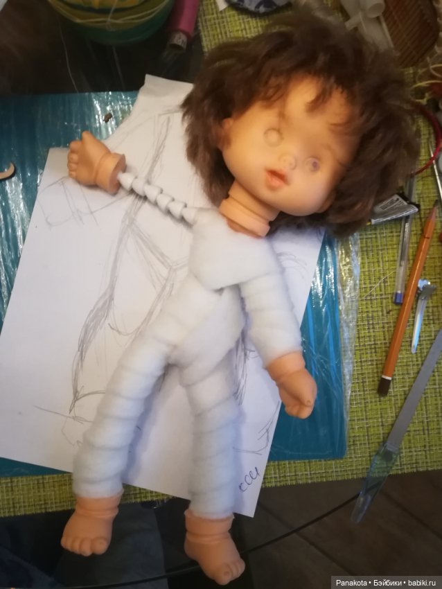 Шурочка — Реставрация и преображение кукол: ремонт (фото 2)