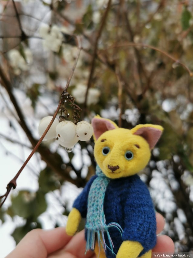 Пушистые прогулки — Авторские игрушки из разных материалов: синельная проволока (фото 4)
