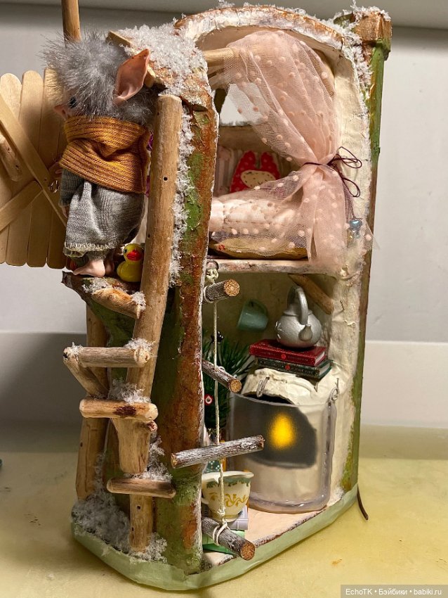 Домик для ауки — Румбоксы и кукольные интерьеры: фото (фото 3)