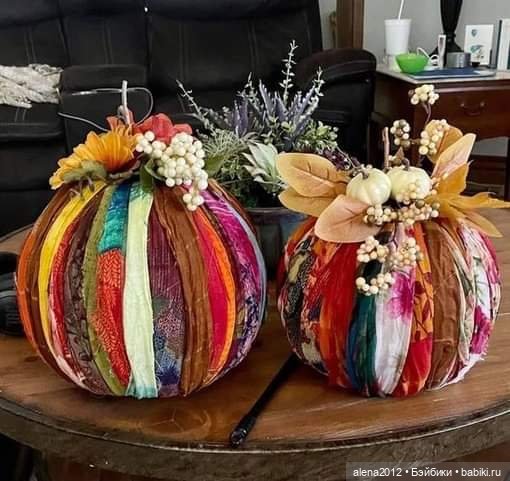 Наши руки не для скуки! Тыква? Ёлочная игрушка (фото 4)