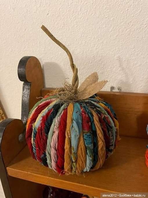 Наши руки не для скуки! Тыква? Ёлочная игрушка (фото 2)