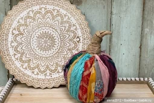 Наши руки не для скуки! Тыква? Ёлочная игрушка (фото 3)