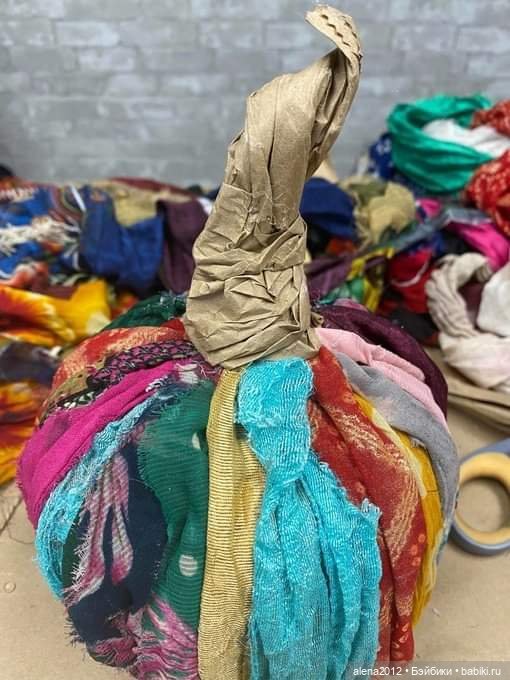 Наши руки не для скуки! Тыква? Ёлочная игрушка (фото 9)