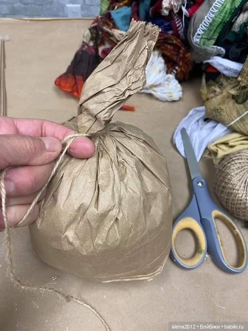 Наши руки не для скуки! Тыква? Ёлочная игрушка (фото 5)