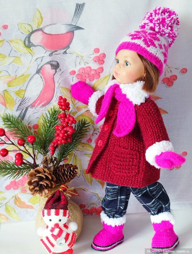 Сидят на ветках снегири — Одежда и обувь для кукол своими руками: фото