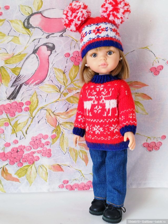 Сидят на ветках снегири — Одежда и обувь для кукол своими руками: фото