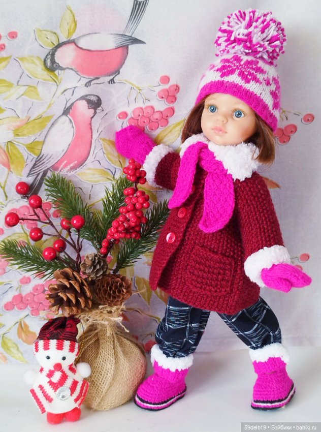 Сидят на ветках снегири — Одежда и обувь для кукол своими руками: фото