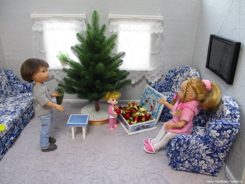 Новогодняя ёлка для кукол Паола Рейна (фото 10)