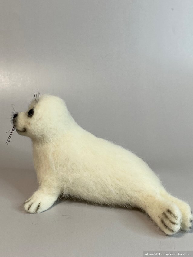 Белёк — Валяные игрушки из шерсти: сухое валяние (фото 3)