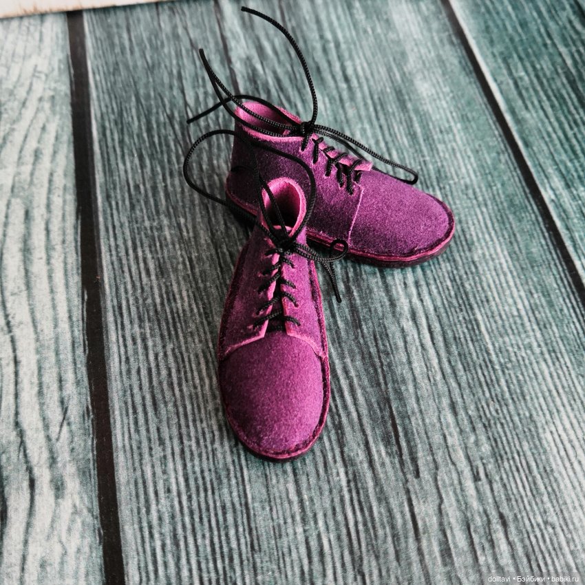 Новые бархатные ботиночки