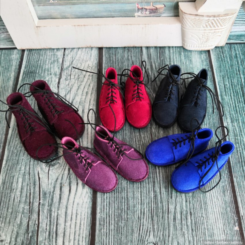 Новые бархатные ботиночки