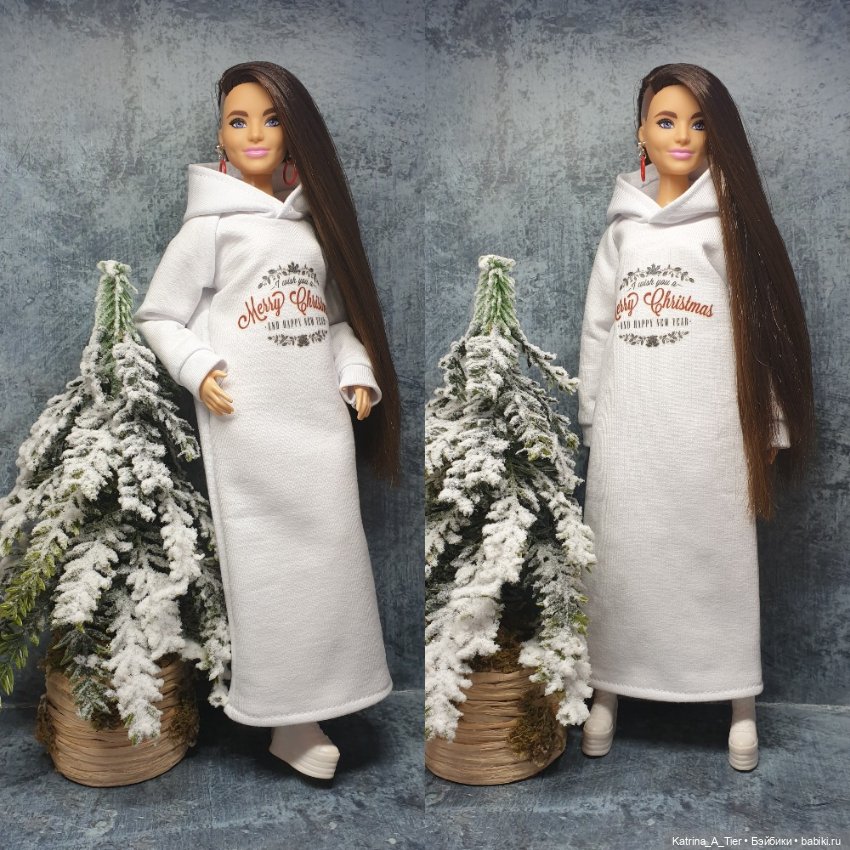 Новогоднее 🌲🎄 — Одежда и обувь для кукол своими руками: фото (фото 3)