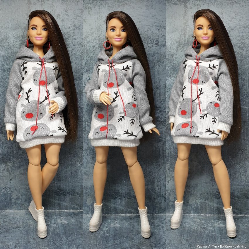 Новогоднее 🌲🎄 — Одежда и обувь для кукол своими руками: фото (фото 9)