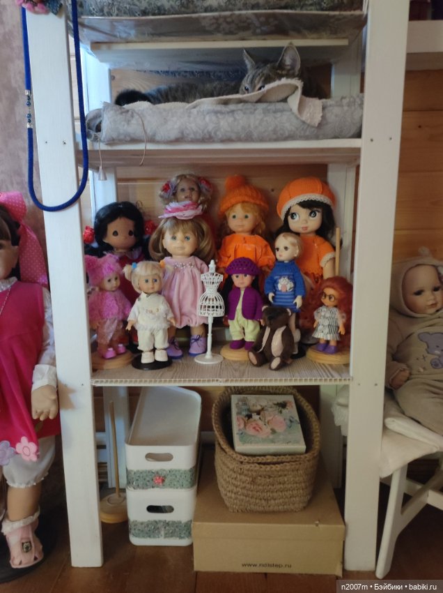 Как живут мои куколки — Коллекции игровых кукол (Playline): фото полок
