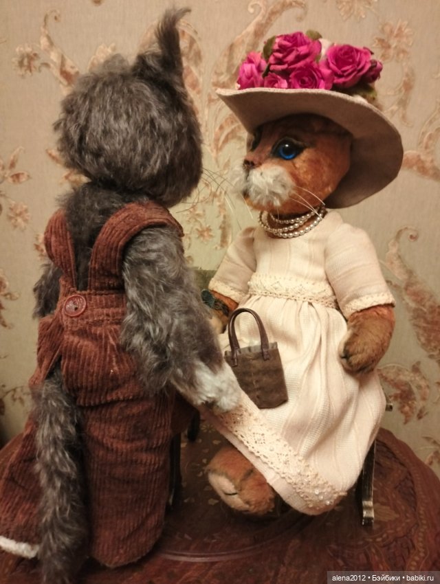 Барышня и хулиган — Домашние фото авторских игрушек: Тедди (фото 7)