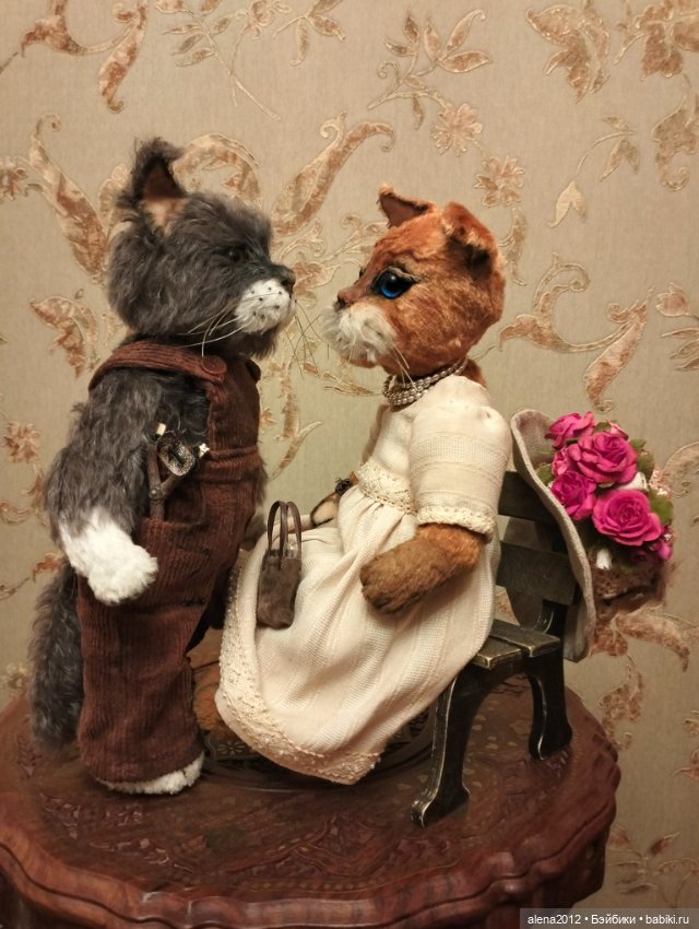 Барышня и хулиган — Домашние фото авторских игрушек: Тедди