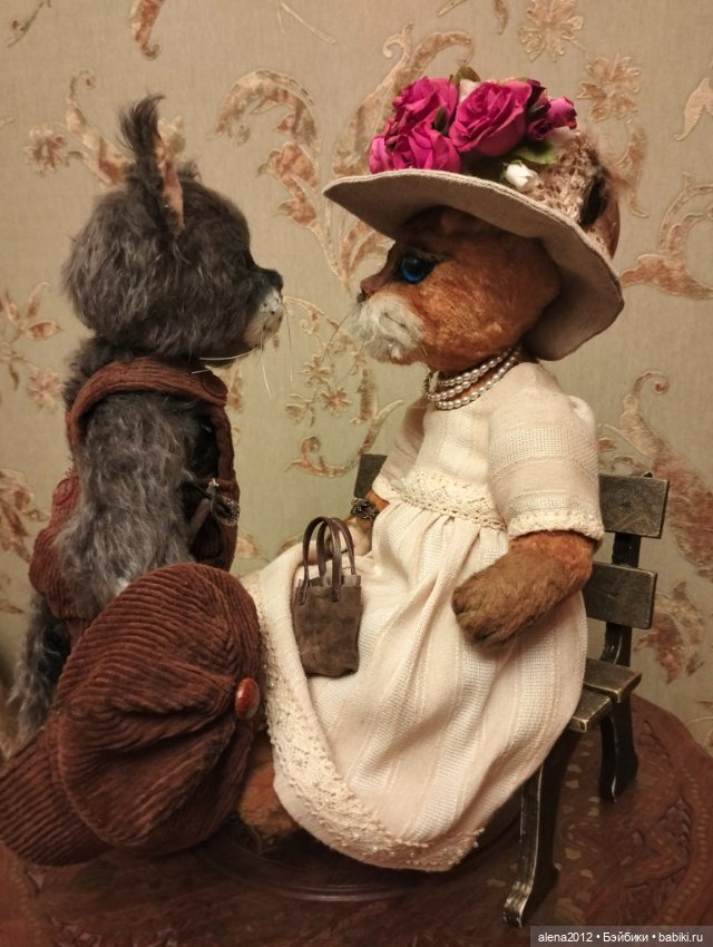 Барышня и хулиган — Домашние фото авторских игрушек: Тедди (фото 9)