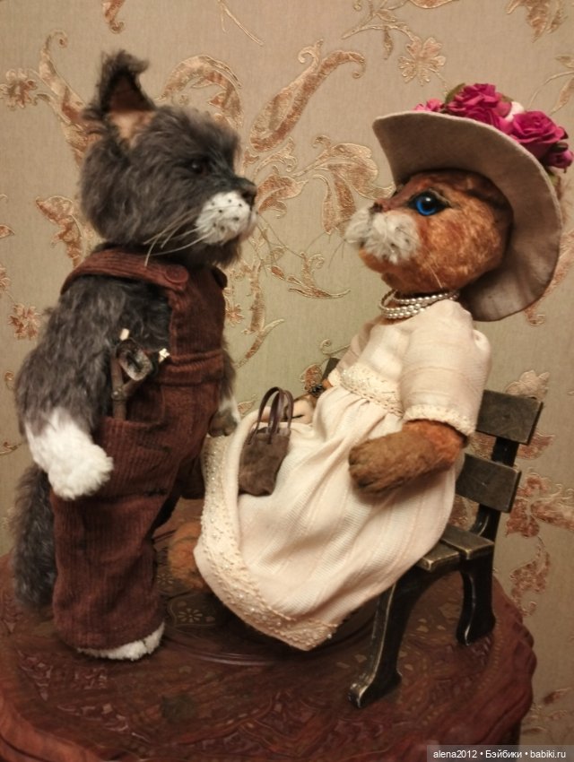Барышня и хулиган — Домашние фото авторских игрушек: Тедди (фото 10)