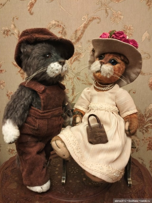 Барышня и хулиган — Домашние фото авторских игрушек: Тедди