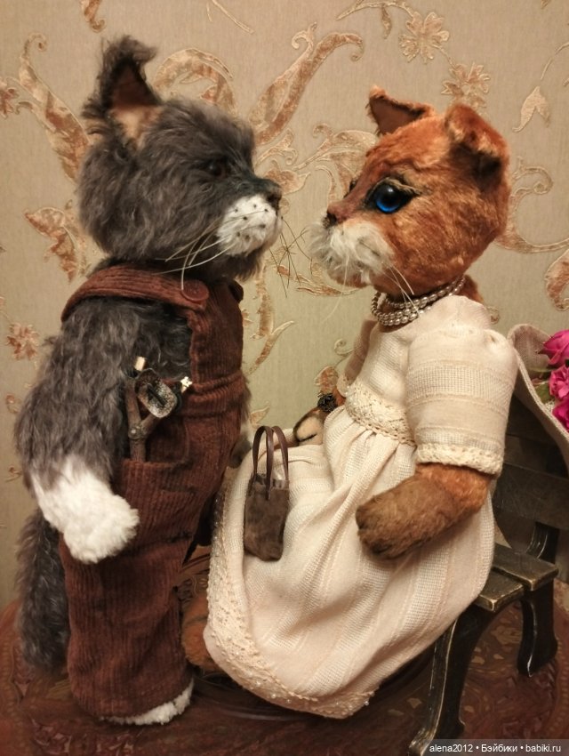 Барышня и хулиган — Домашние фото авторских игрушек: Тедди