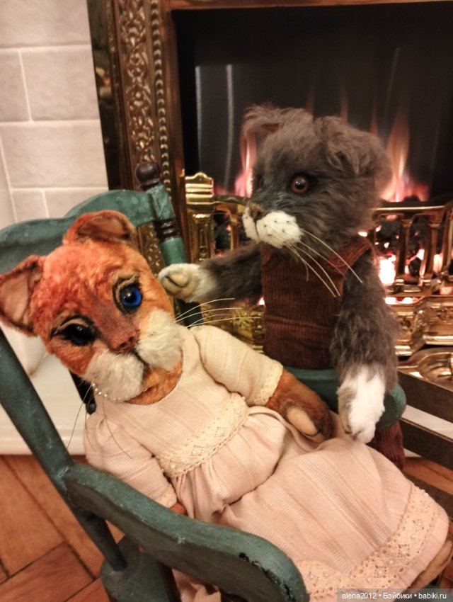 Барышня и хулиган — Домашние фото авторских игрушек: Тедди