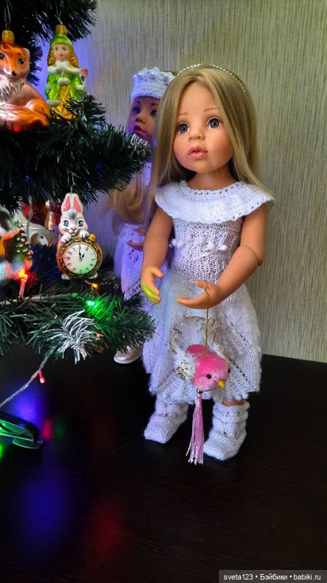 Украшаем маленькую елочку