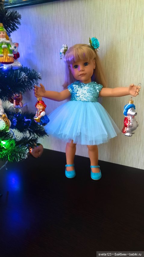 Украшаем маленькую елочку