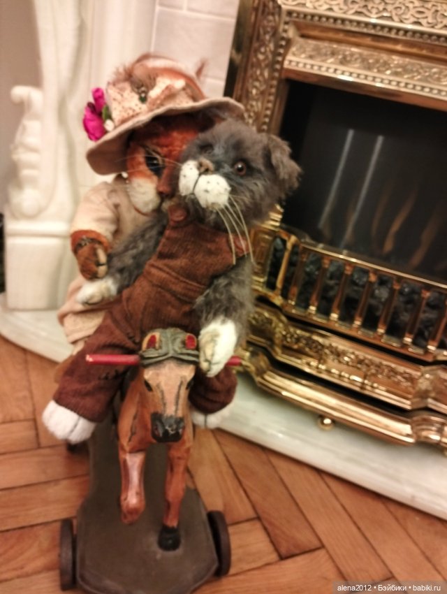Барышня и хулиган — Домашние фото авторских игрушек: Тедди