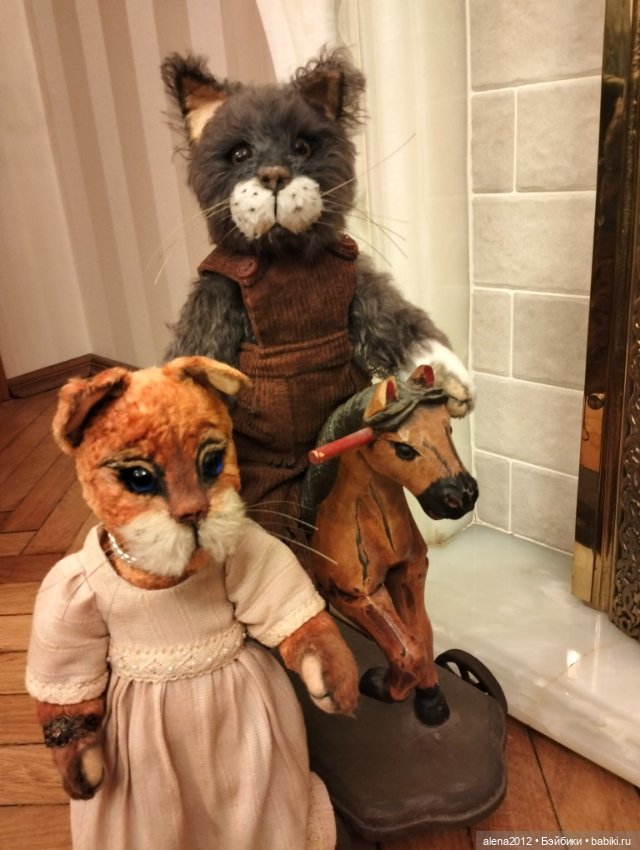 Барышня и хулиган — Домашние фото авторских игрушек: Тедди