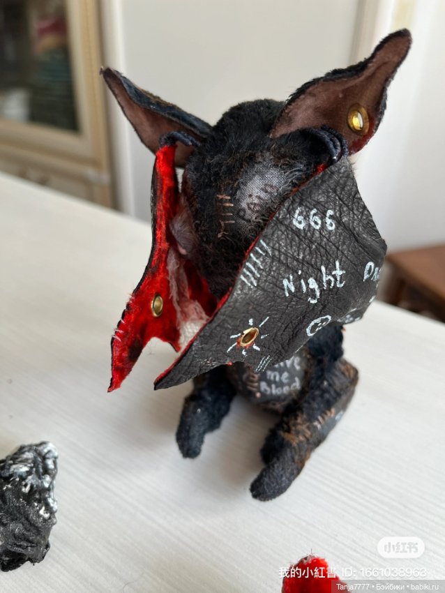 Crazy летучая мышь — Авторские мишки Тедди и друзья: фото (фото 4)