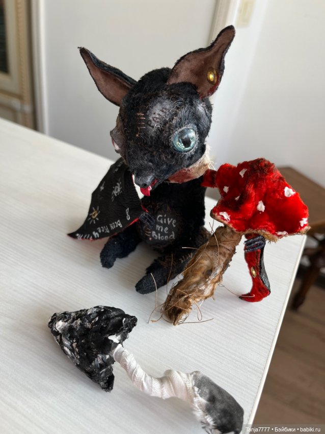 Crazy летучая мышь — Авторские мишки Тедди и друзья: фото