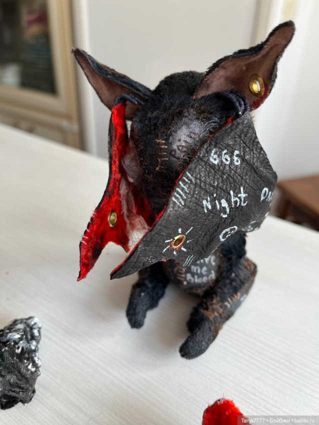 Crazy летучая мышь — Авторские мишки Тедди и друзья: фото (фото 3)