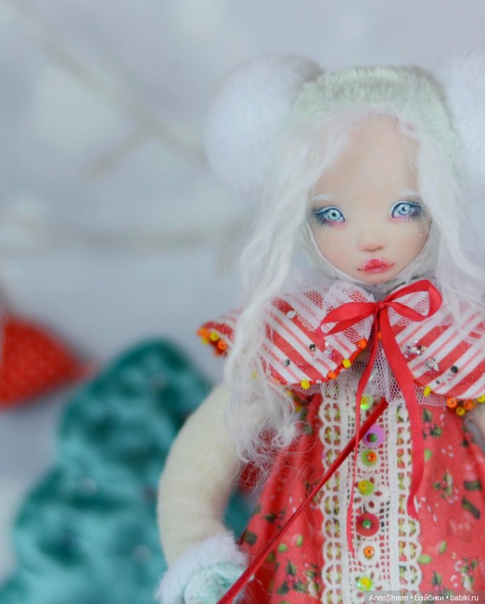 Зимние куколки-малышки — Авторские куклы Тедди (фото 4)