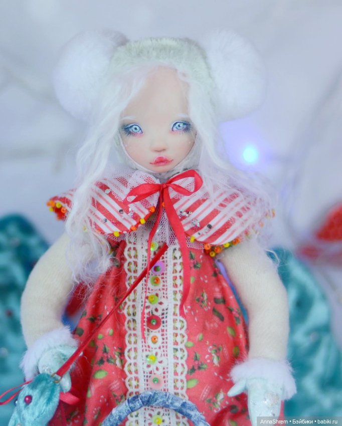 Зимние куколки-малышки — Авторские куклы Тедди (фото 5)