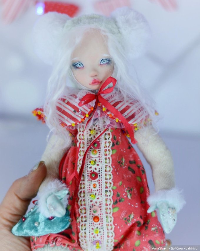 Зимние куколки-малышки — Авторские куклы Тедди (фото 6)