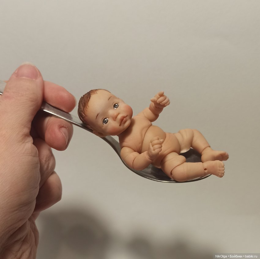 Самый маленький пупс — Авторские шарнирные куклы своими руками: лепка (фото 7)