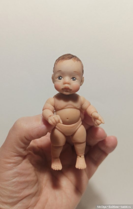 Самый маленький пупс — Авторские шарнирные куклы своими руками: лепка (фото 9)