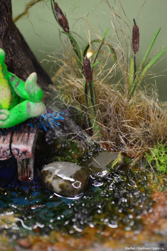 Композиция "Лягушачья медитация: дзен на болоте" (фото 6)