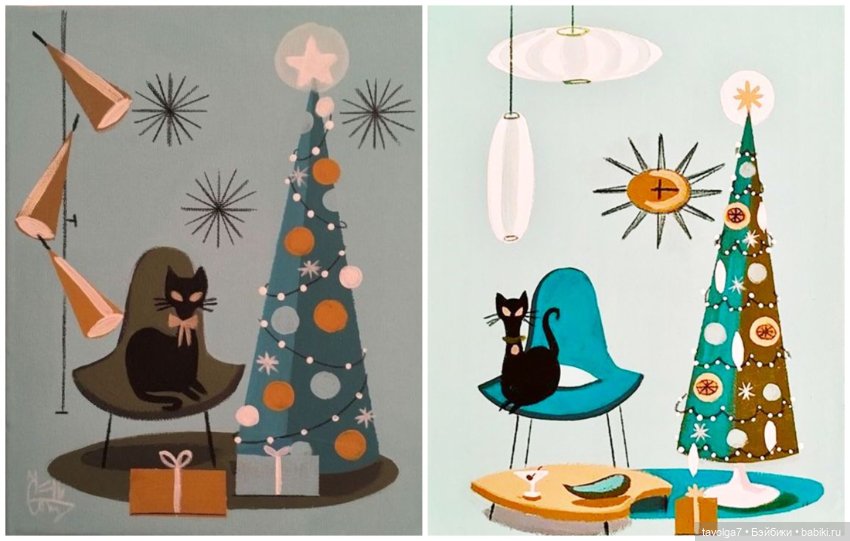 Новый год 1900-1960е — Культура