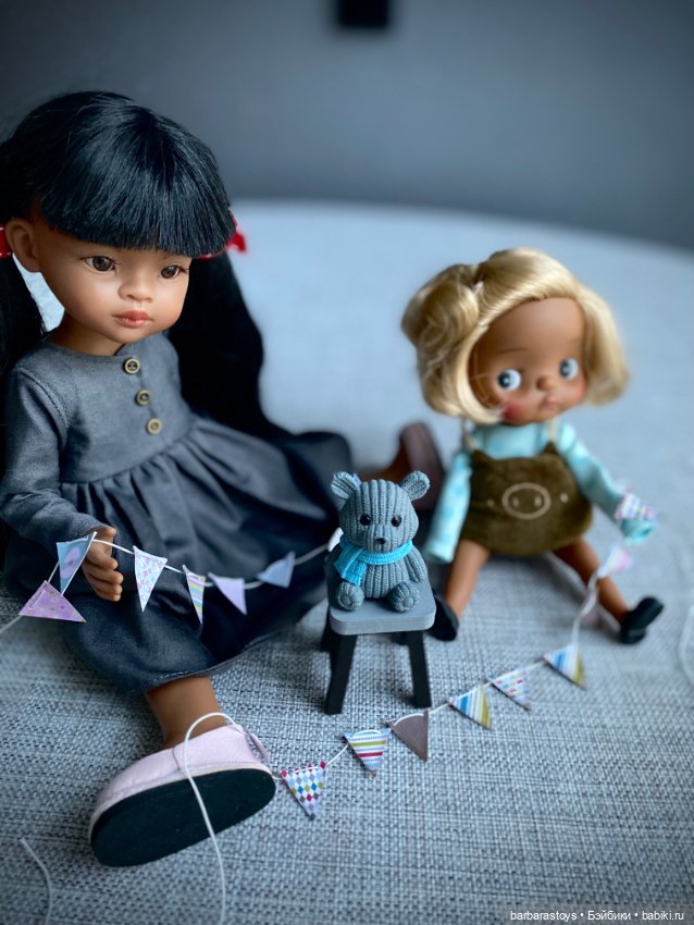 Бумажные кукольные будни - флажки для румбокса (фото 4)