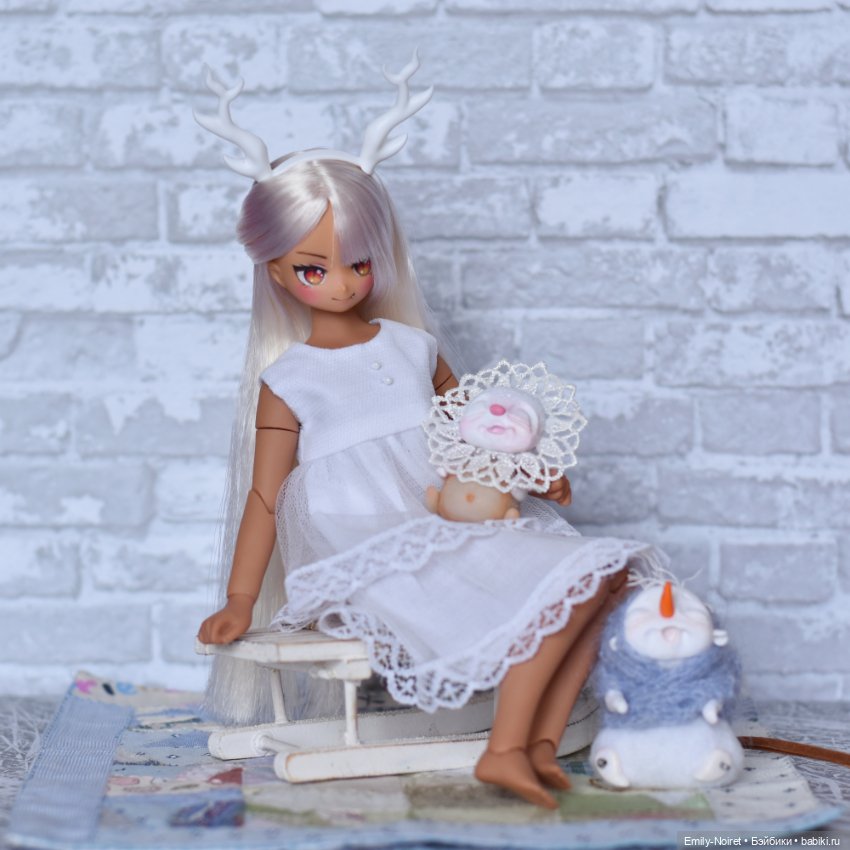 Белый олень — ООАК и репейнт игровых кукол: Bratz