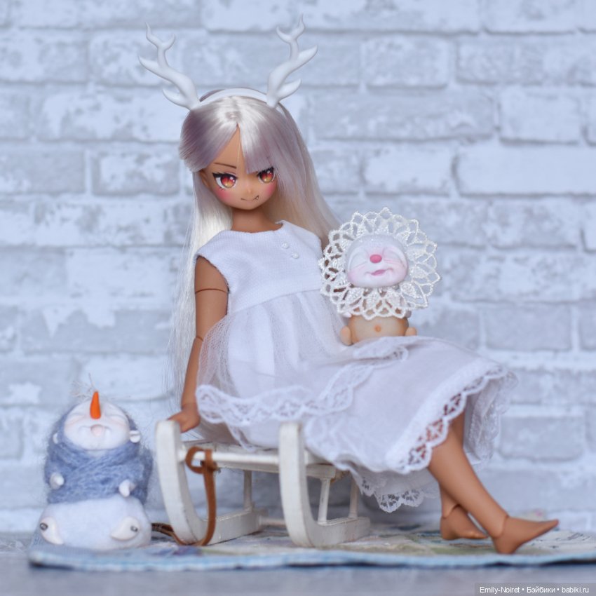 Белый олень — ООАК и репейнт игровых кукол: Bratz (фото 3)
