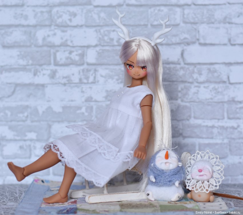 Белый олень — ООАК и репейнт игровых кукол: Bratz (фото 2)