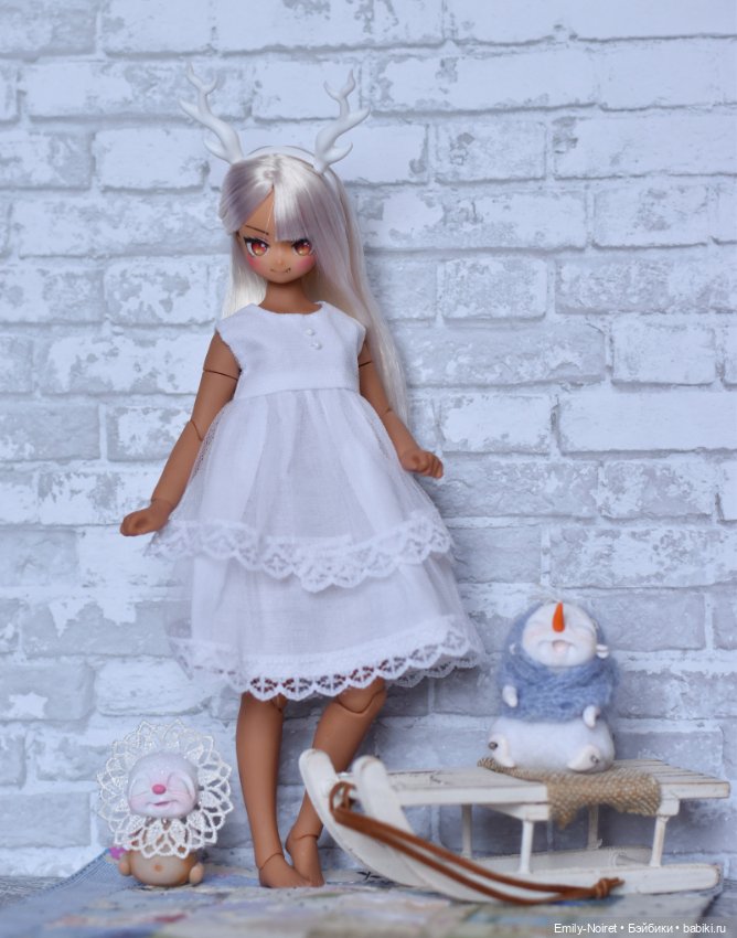Белый олень — ООАК и репейнт игровых кукол: Bratz (фото 5)