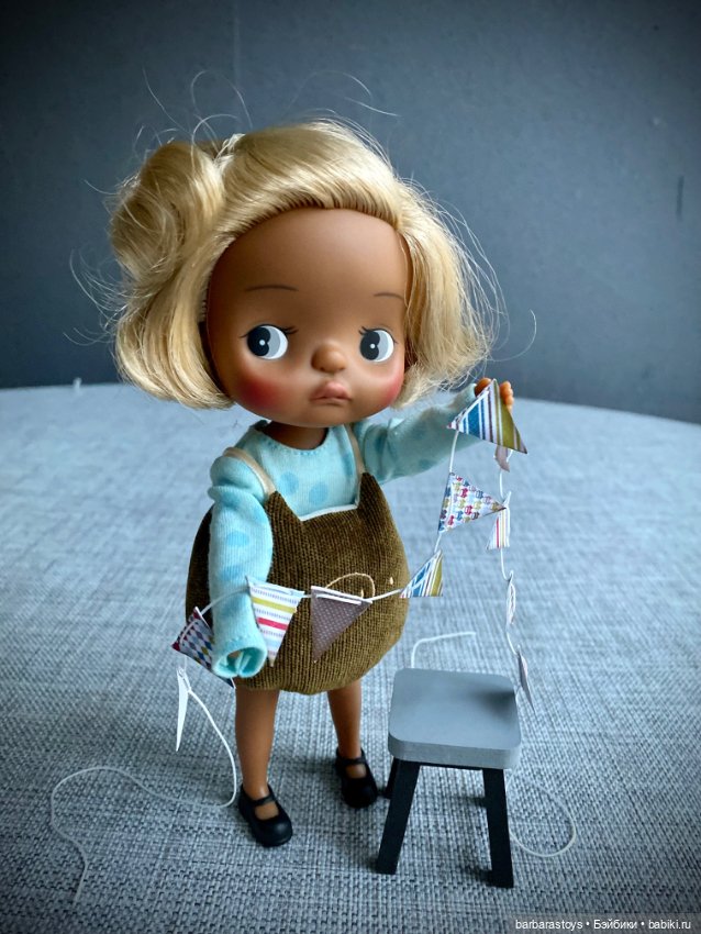 Бумажные кукольные будни - флажки для румбокса (фото 2)